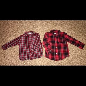 Boys long sleeve button down